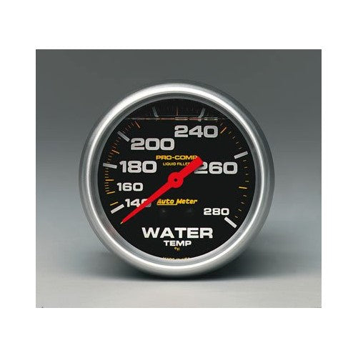 Autometer 5431 2-5/8" WATER TEMP, 140- 280F, 6' TUBING, MECH