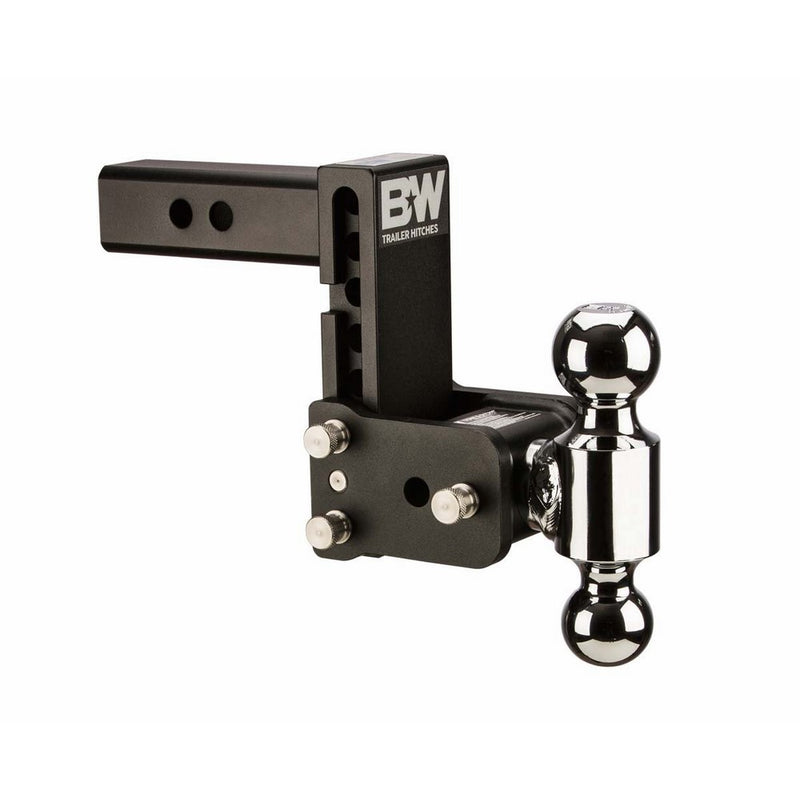 B&W TS10037B Tow and Stow Magnum Receiver Hitch Double - Ball Mount