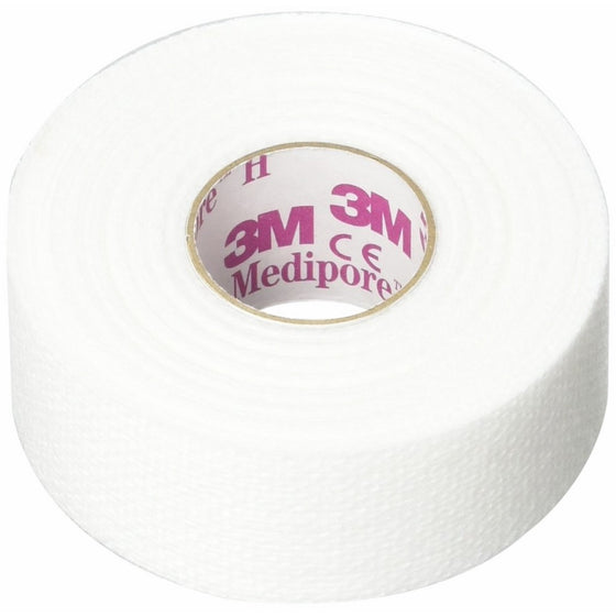 3M Medipore H Cloth Tape 1" x 10 yd Pack: 2