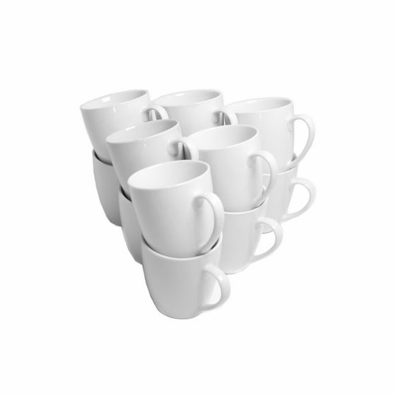 10 Strawberry Street Catering Set 10-Ounce Mug, Set of 12