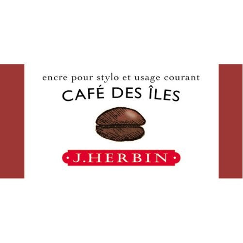 J. Herbin Fountain Pen Ink 30Ml Cafe Des Iles