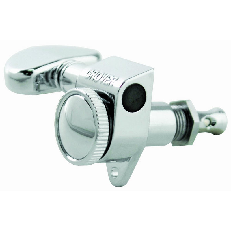 Grover 502C Roto-Grip Locking Rotomatic Tuners, 3-Per-Side, Chrome