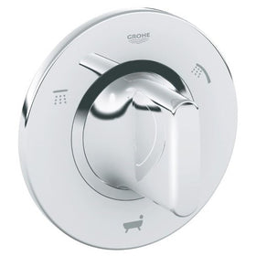 Ondus Single-Handle 5-Port Diverter Trim Kit with Metal Grip Handle