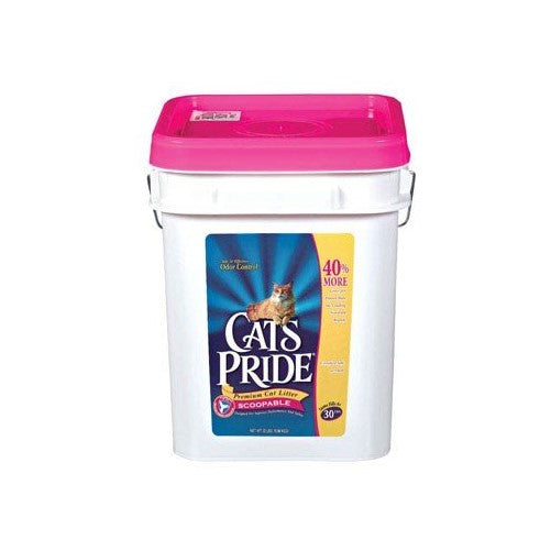 CAT'S PRIDE LITTER 317030 Pride Scoop Pail for Pets, 22-Pound