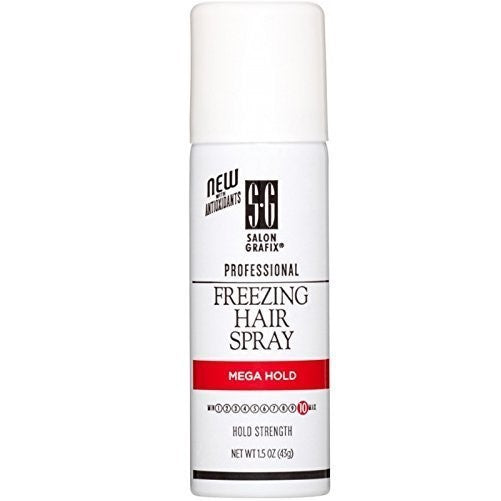 Salon Grafix Freezing Hair Spray, Mega Hold, 1.50 oz.