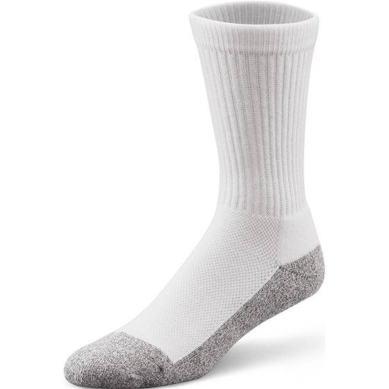 Dr. Comfort Diabetic Extra Roomy Socks, White, Large (1 Pair)