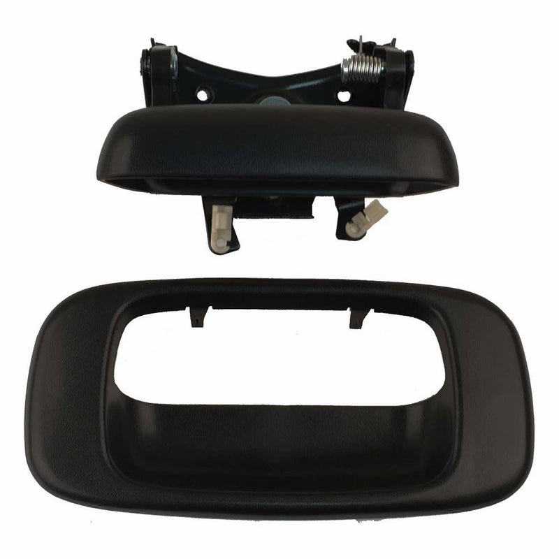 Chevy Silverado Sierra 99 - 07 Textured Blk Tail Gate Door Handle With Bezel Set