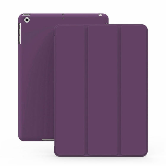 KHOMO iPad Mini 1 2 3 Case - DUAL Series - ULTRA Slim Purple Cover with Auto Sleep Wake Feature for Apple iPad Mini 1st, 2nd and 3rd Generation