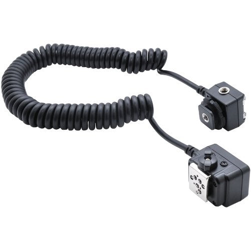 Xit XTSCN Heavy Duty Off-Camera Flash Cords that Stretch to 7.5-Feet for Nikon (Black)