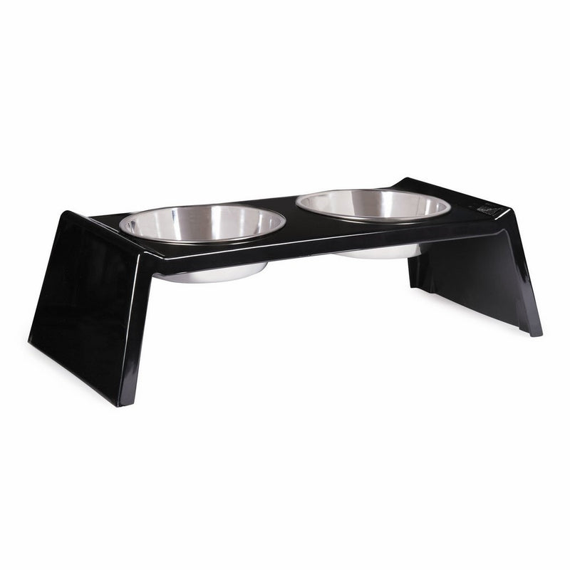 Zack & Zoey Retro Raised Melamine Pet Diners — Stylish Diners for Dogs and Cats, 12-Ounce