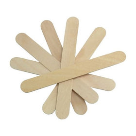 Rayson Large Wide Wood Wax Spatula Applicator 6" x 3/4" 100 pack