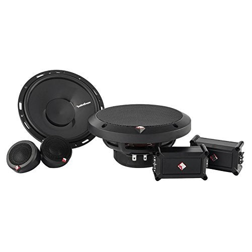 Rockford Fosgate Punch P165-SE 240W 6.5" Punch Series Euro Fit Compatible 2-Way Component System w/ External Crossover Network