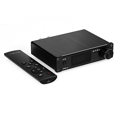 SMSL Q5 Pro Digital Amplifier 2-50W USB/Coaxial/Optical with Remote Control - Black