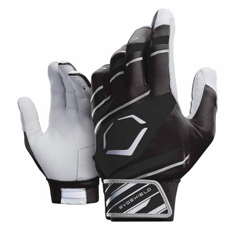 Wilson Sporting Goods Evoshield Youth Speed Stripe Batting Gloves, black/Gray , Youth Small