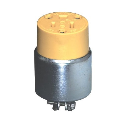 Leviton 515CA 15-Amp. 125-Volt, Armored Grounding Plug