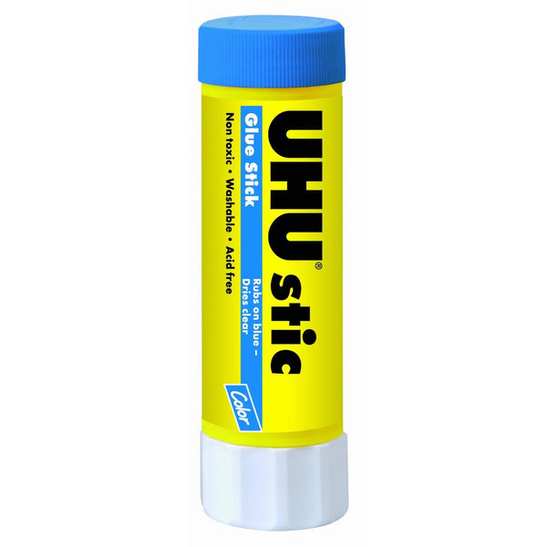 Saunders UHU Glue Stick, 1.41 oz, Blue (99653)