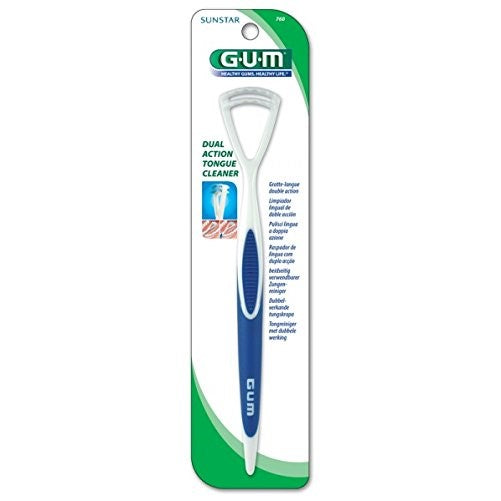 Sunstar 760RB GUM Dual Action Tongue Cleaner, Assorted Colors