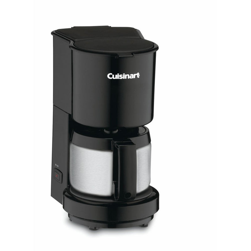 Cuisinart DCC-450BK 4-Cup Coffeemaker with Stainless-Steel Carafe, Black