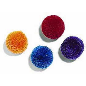 Ethical Wool Pom Poms with Catnip Cat Toy, 4-Pack