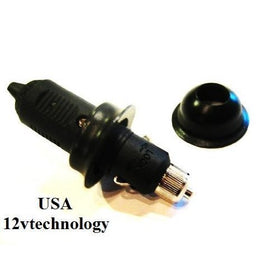 Parts Express Marine Grade Locking Cigarette Lighter Plug 12 VDC