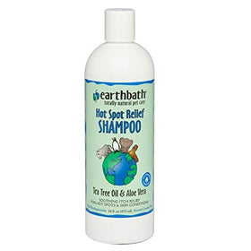 EarthBath Hot Spot Relief Shampoo Tea Tree Oil & Aloe Vera 16 fl. Oz.