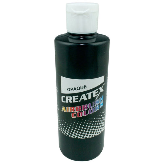 Createx Colors 5211-08 Paint for Airbrush, 8 oz, Opaque Black