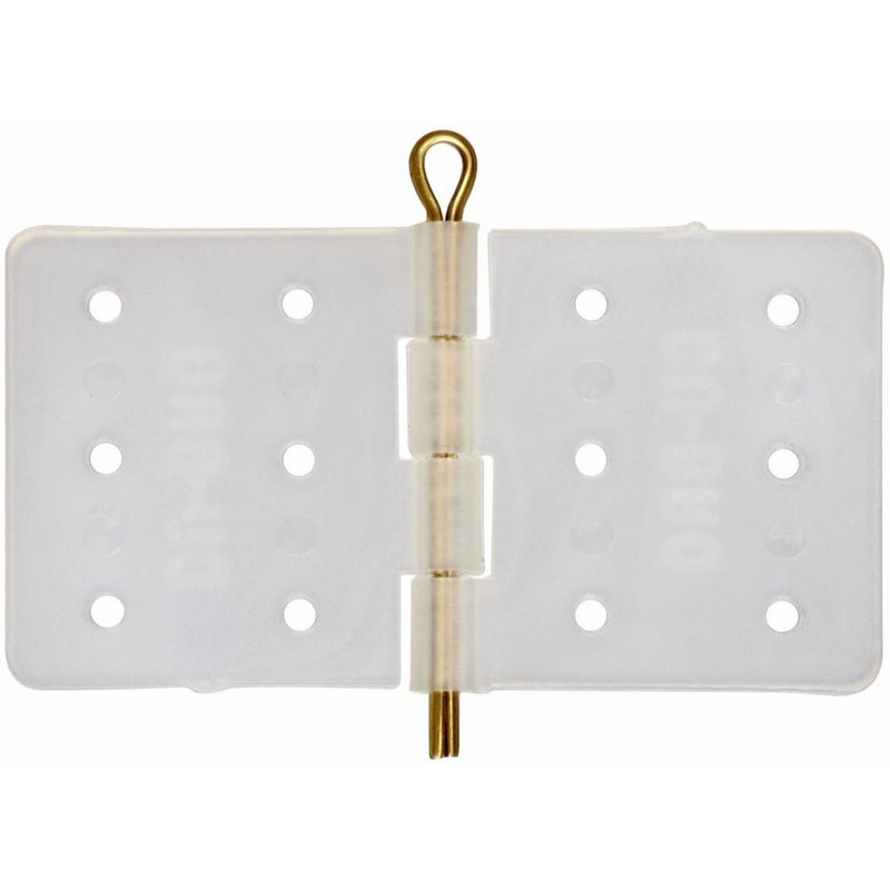 Du-Bro 257 Heavy Duty Nylon Hinge, 3/4 x 1-3/8 (15-Pack)