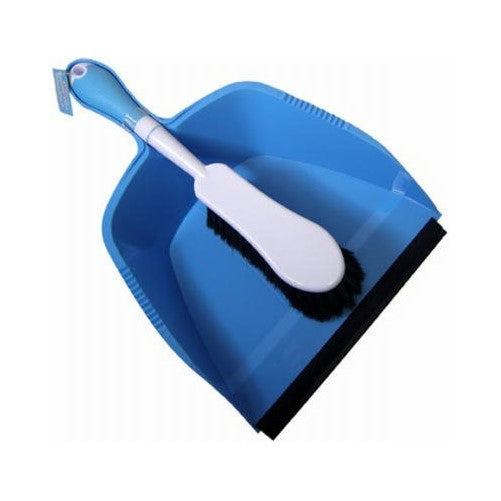 Quickie #410 Dust Pan/Brush Set Blue