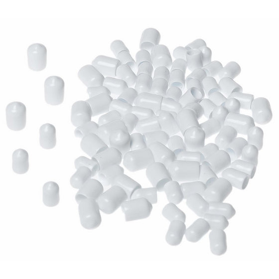 ClosetMaid 75350 24 Large and 60 Small End Caps, White, 84-Pack