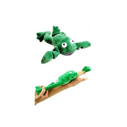 Playmaker Toys Flingshot Flying Super Frog Slingshot Stuffed Novelty Toy