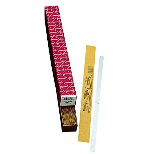 Starrett S667A Thickness Feeler Gage Assortment, 0.001-0.03" Thickness, 32 Pieces