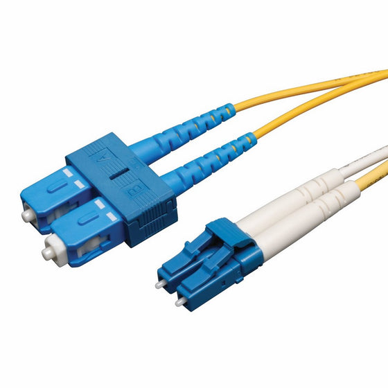 Tripp Lite Duplex Singlemode 8.3/125 Fiber Patch Cable (LC/SC), 3M (10-ft.)(N366-03M)