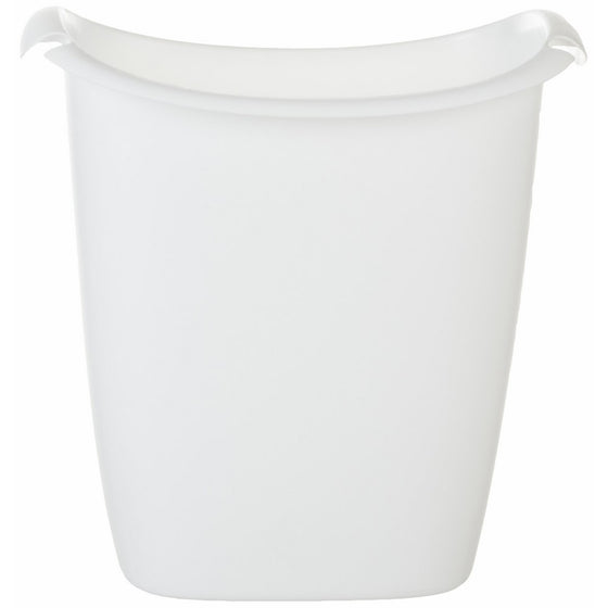 Rubbermaid FG238500WHT Bag Recycler Wastebasket, 14-Quart, White