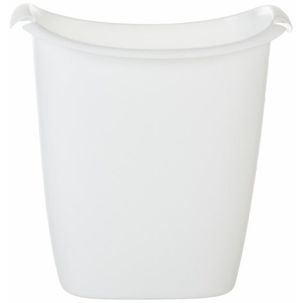 Rubbermaid FG238500WHT Bag Recycler Wastebasket, 14-Quart, White