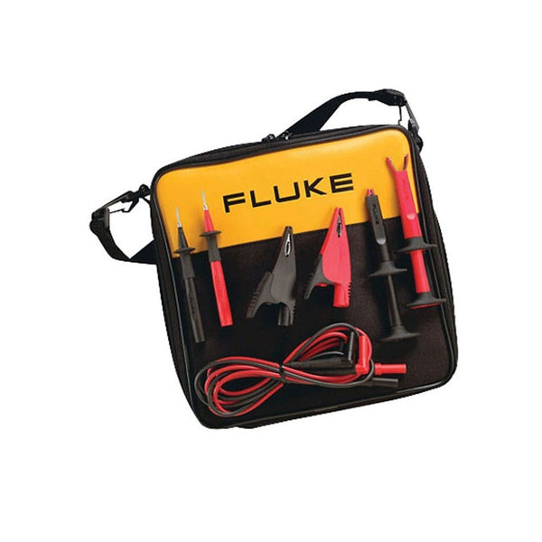 Fluke TLK-220 SureGrip Industrial Test Lead Kit with Zippered Vinyl Carry Case