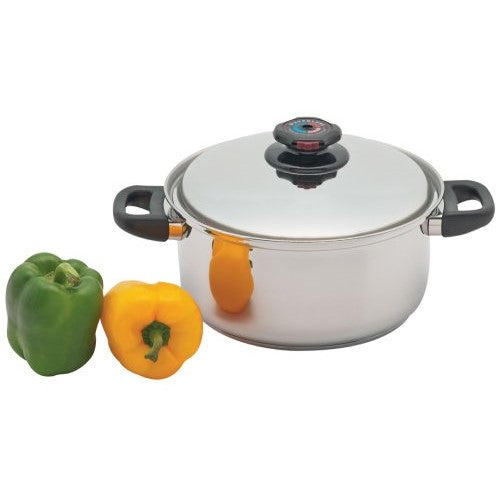 Precise Heat 5-1/2-Quart Surgical Stainless-Steel Stockpot