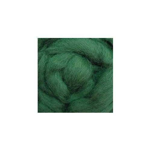 Wistyria Editions Ultra Fine 12" Wool Roving .22 Oz: Moss