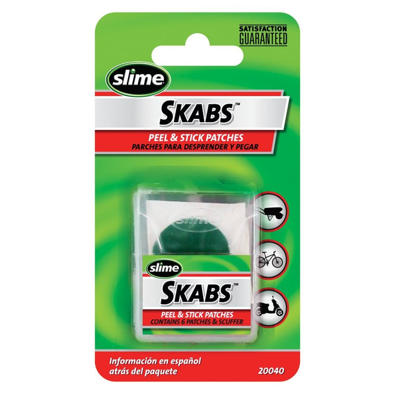 Slime 20040 SKABS Pre-Glued 1" Patches (Pack of 6)