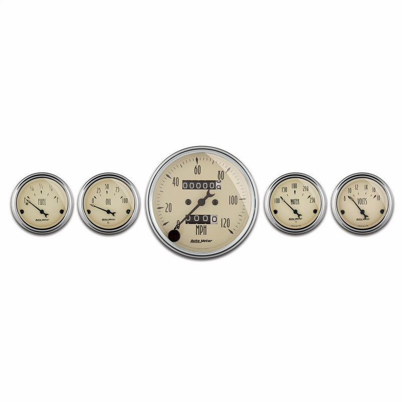 Auto Meter 1808 Antique Beige Street Rod Kit