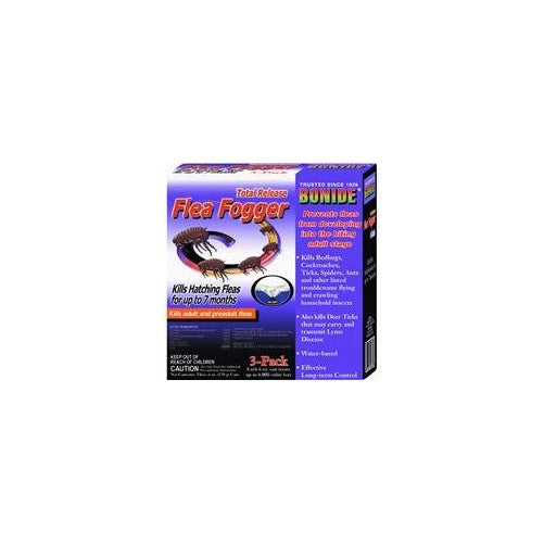 Bonide Chemical Total Release Flea Fogger, 6-Ounce, 3-Pack