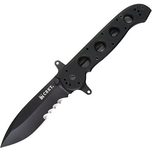 Columbia River Knife and Tool's M21-14SFG Special Forces Spear Point Knife with Veff Serrated Blade