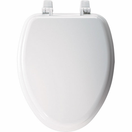 Bemis 1400TTA000 Molded Wood Elongated Toilet Seat, White