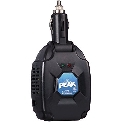PEAK PK0AM 100-Watt Power Inverter With 1-A/C Outlet and 1-USB Port