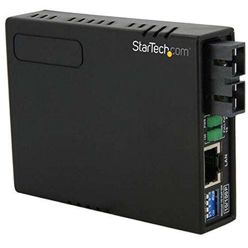 StarTech.com 10/100 Multi Mode Fiber to Ethernet Media Converter SC 2km with PoE (MCM110SC2P)