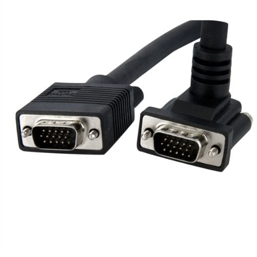 StarTech.com MXT101MMHU10 10 Feet Coax High Resolution 90 Degree Upward Angled VGA Monitor Cable - HD15 M/M