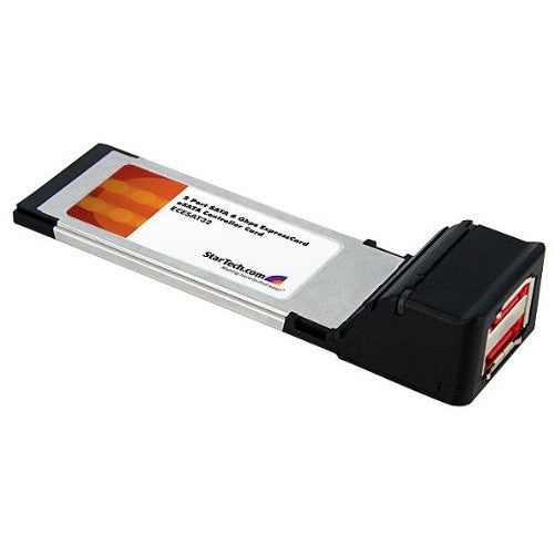 StarTech.com 2 Port SATA 6 Gbps ExpressCard eSATA Controller Card (ECESAT32)