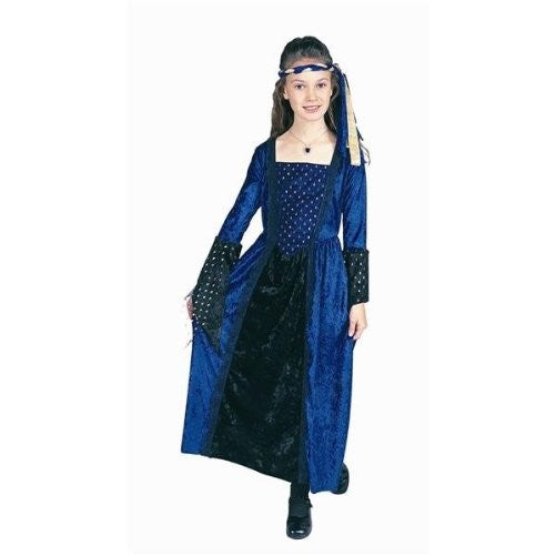 RG Costumes Blue Renaissance Girl Costume, Blue/Black, Medium