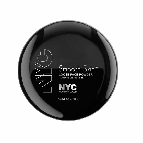 N.Y.C. New York Color Smooth Skin Loose Face Powder, Translucent, 0.7 Ounce