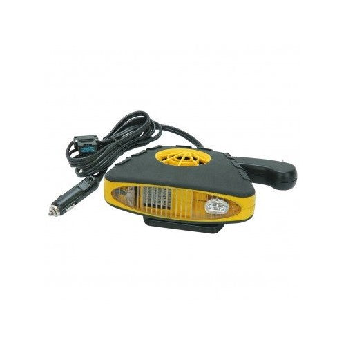 12 Volt Rubberized Electric Car Heater & Defroster with Fan