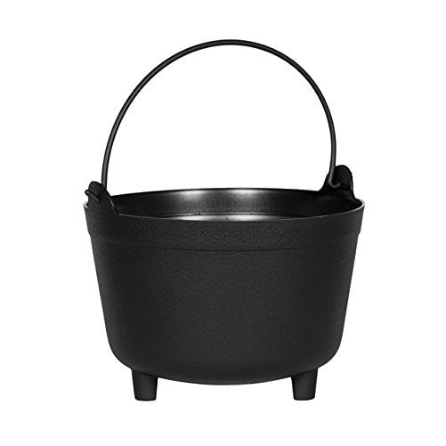 Novelty MFG 48128 Antique Kettle Planter, 12-Inch, Black